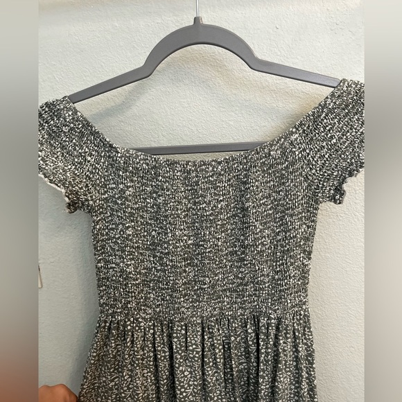 Floerns Women's Boho Floral Print Off Shoulder Split Long A Line Dress - Picture 6 of 13